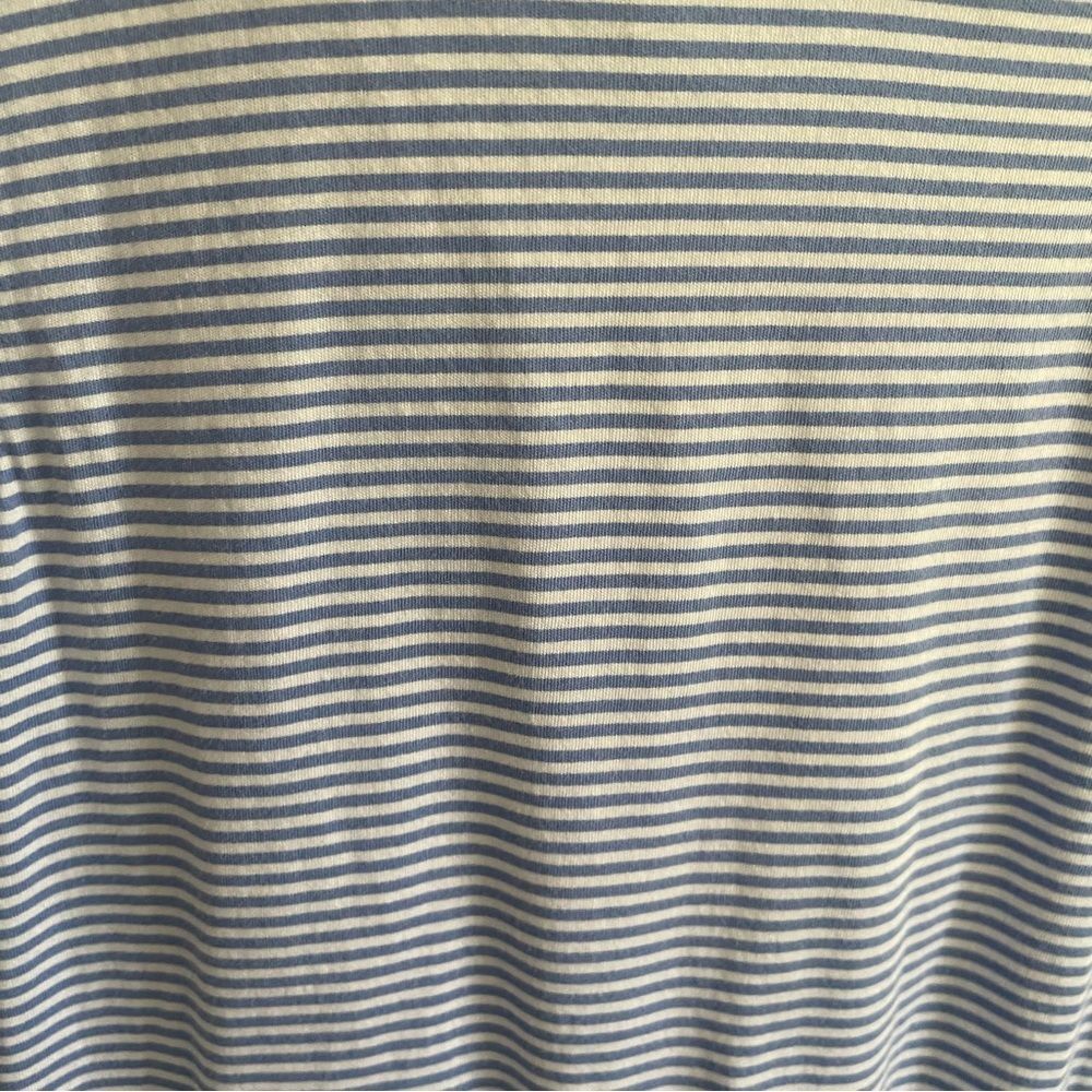 Lauren Ralph Lauren Sleeveless Blue/White Striped Nightgown Women's Size Medium - Picture 5 of 8